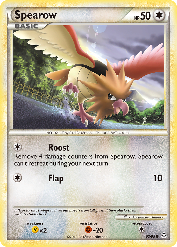 Spearow — illustrated card