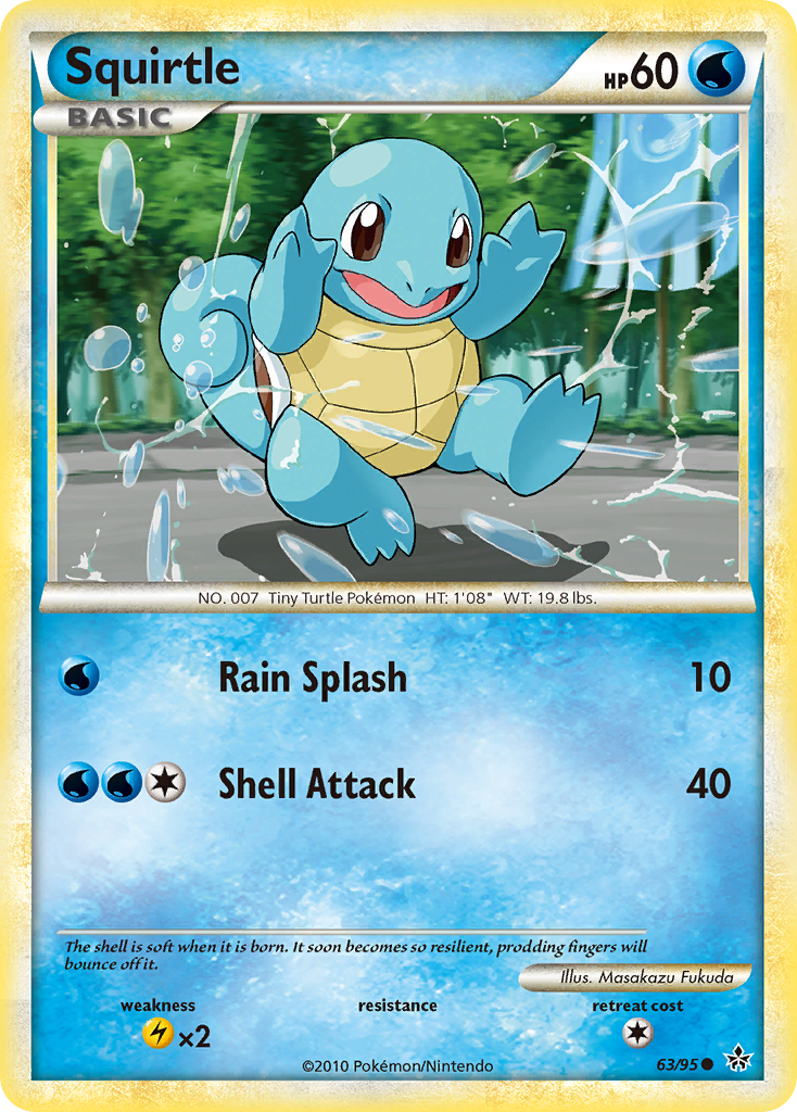 Squirtle — illustrated card