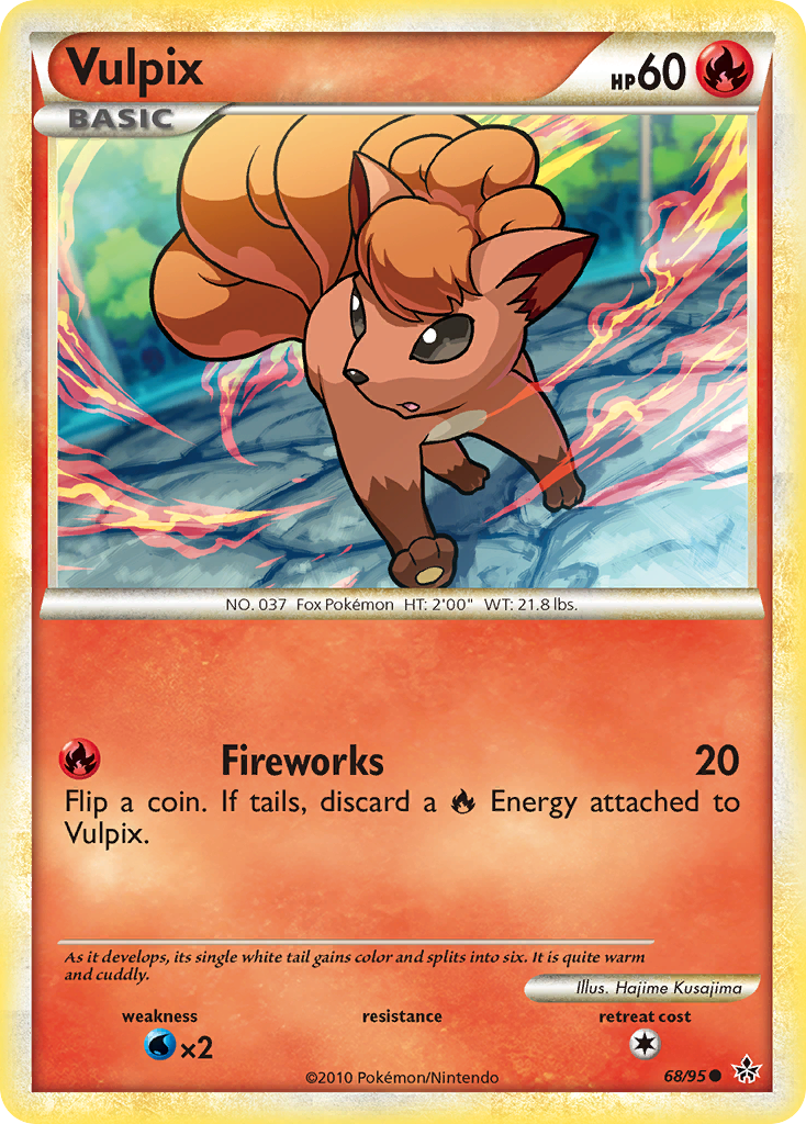 Vulpix — illustrated card