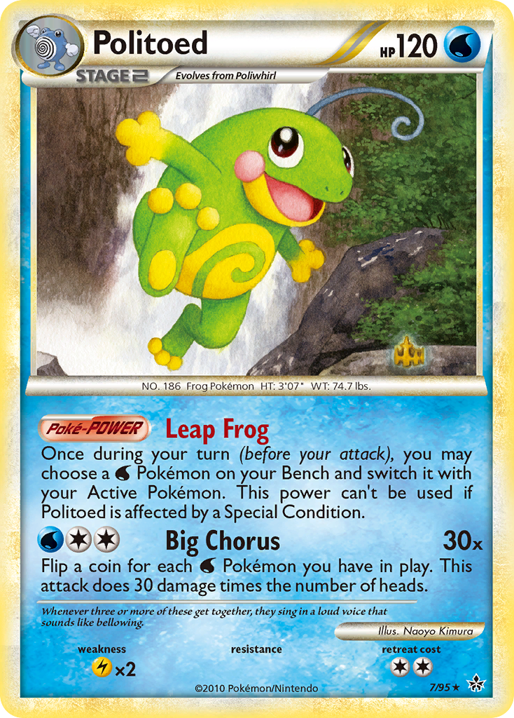 Politoed — illustrated card