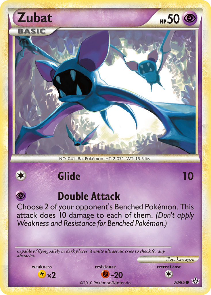 Zubat — illustrated card
