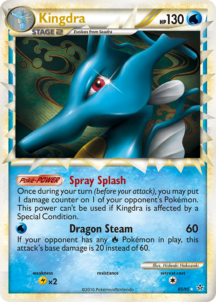 Kingdra — illustrated card
