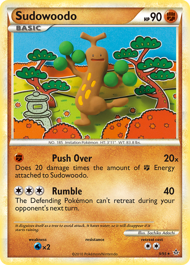 Sudowoodo — illustrated card