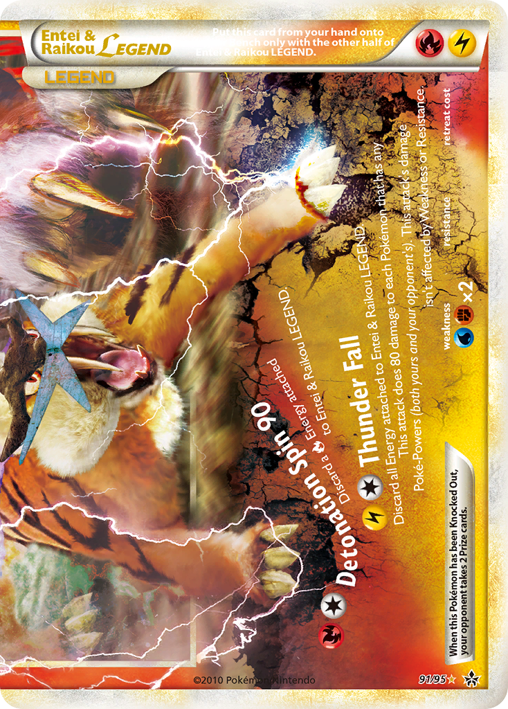 Entei & Raikou LEGEND — illustrated card