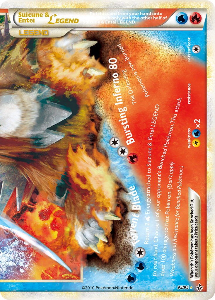 Suicune & Entei LEGEND — illustrated card