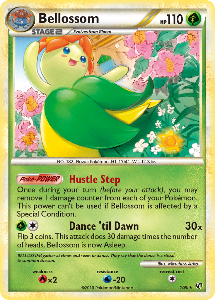 Bellossom — illustrated card