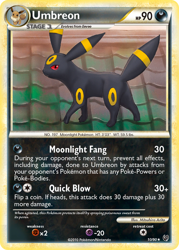 Umbreon — illustrated card