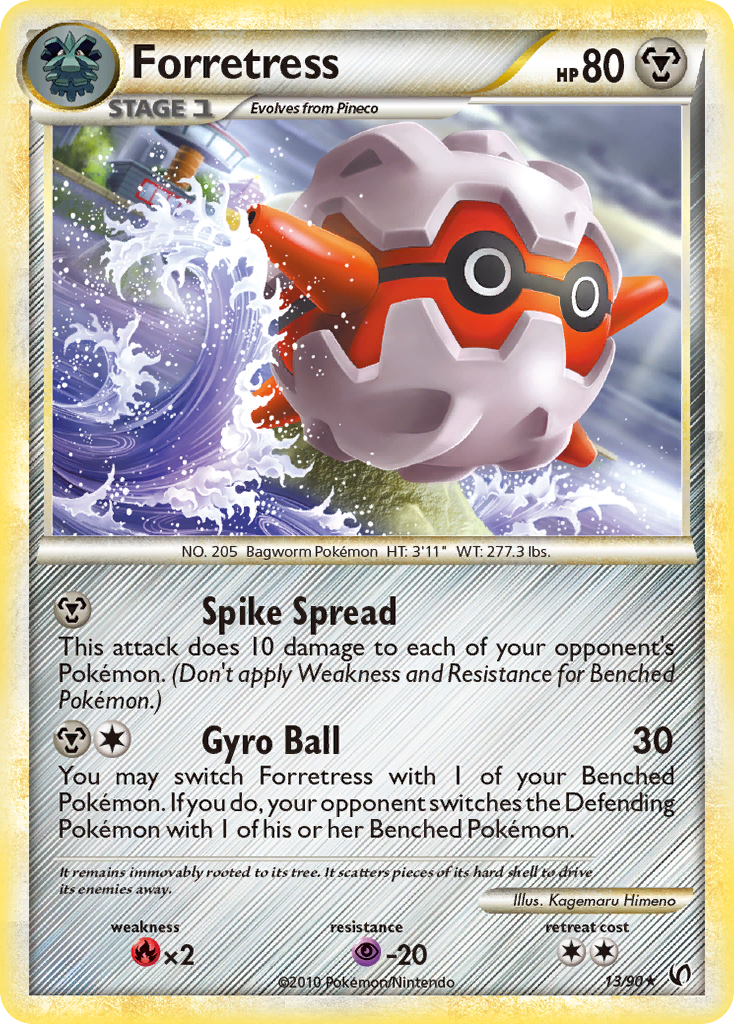 Forretress — illustrated card