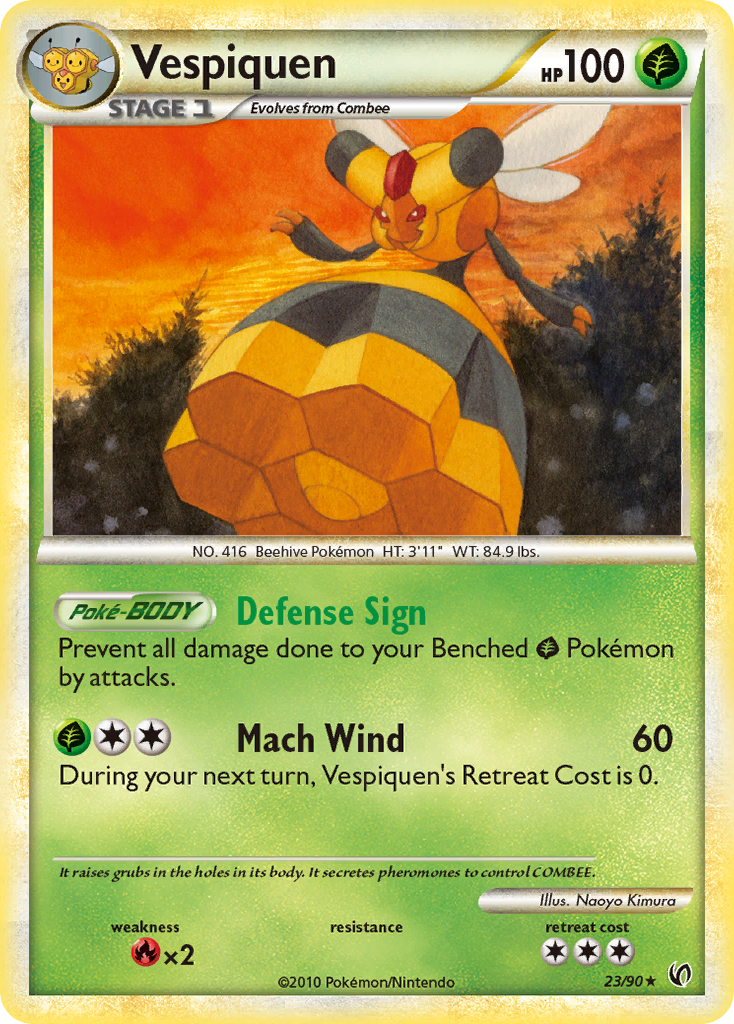 Vespiquen — illustrated card