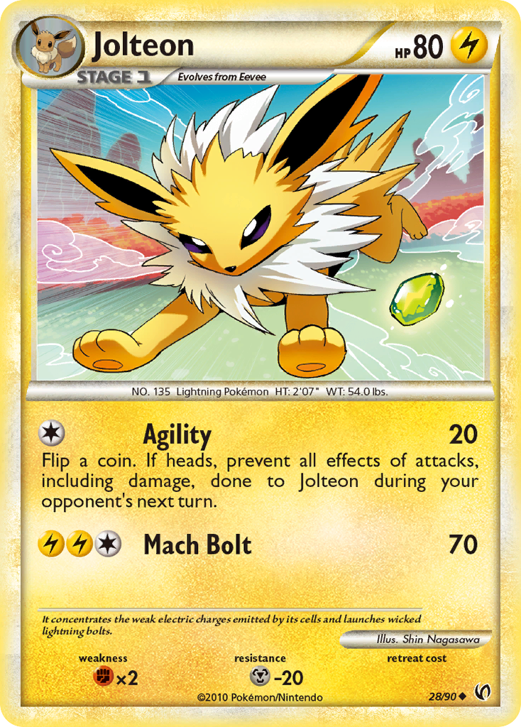 Jolteon — illustrated card