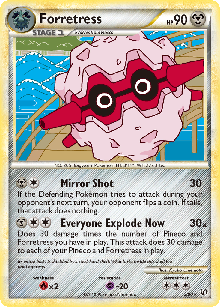 Forretress — illustrated card