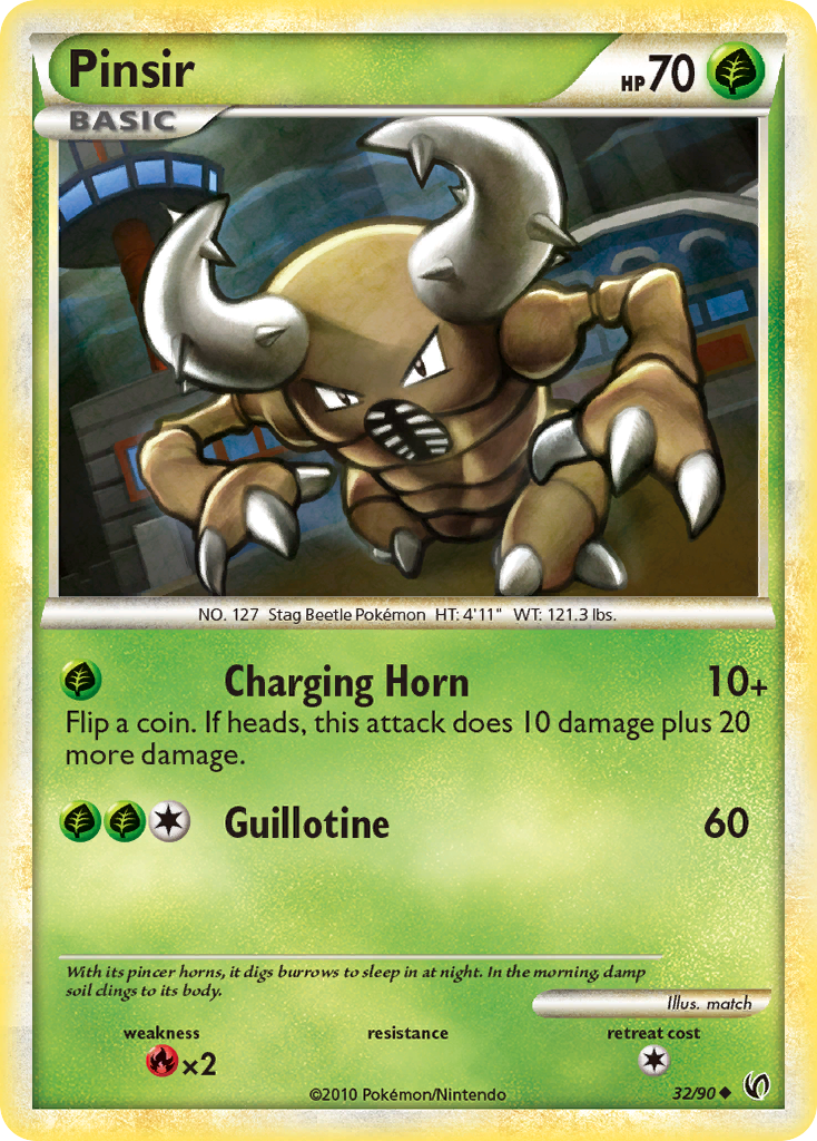Pinsir — illustrated card