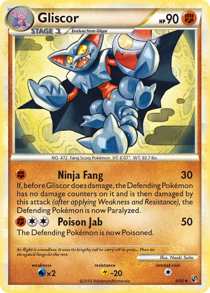 Gliscor — illustrated card