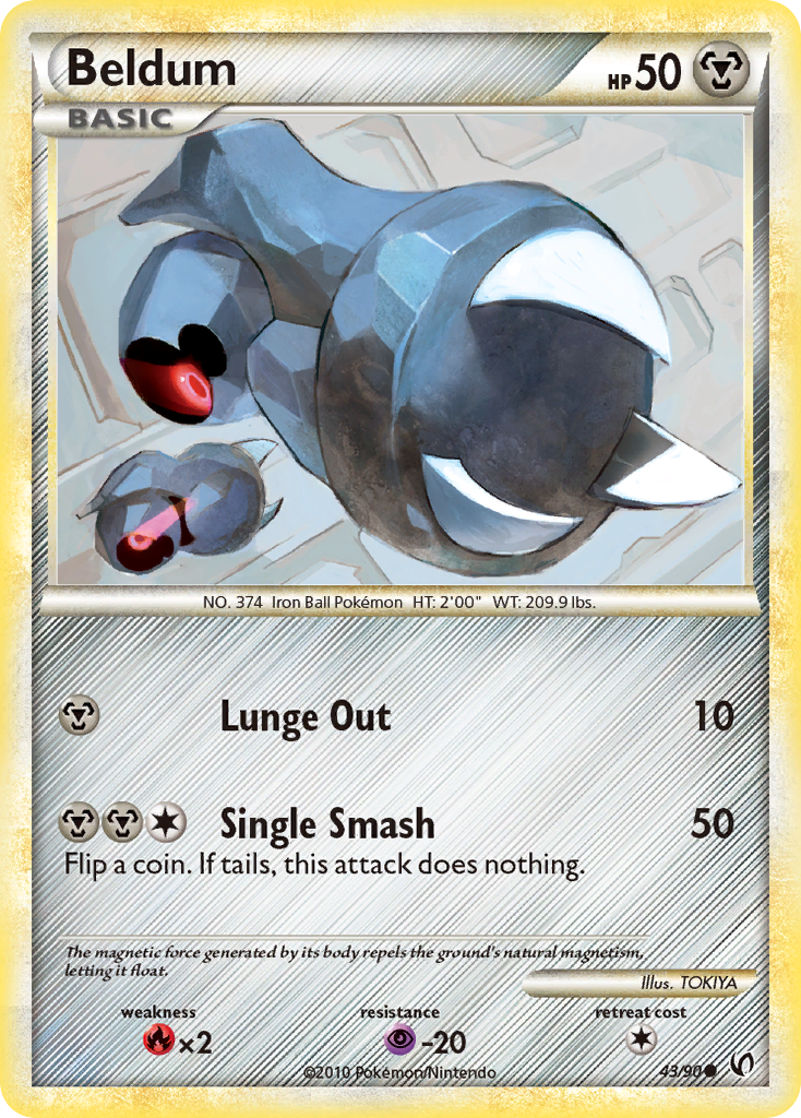 Beldum — illustrated card