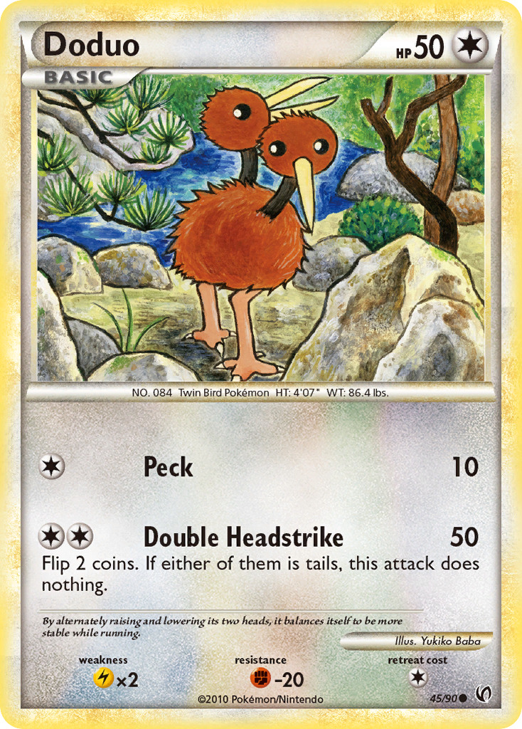 Doduo — illustrated card