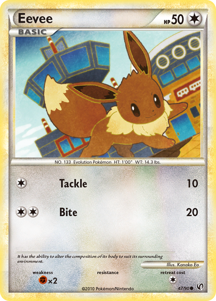 Eevee — illustrated card
