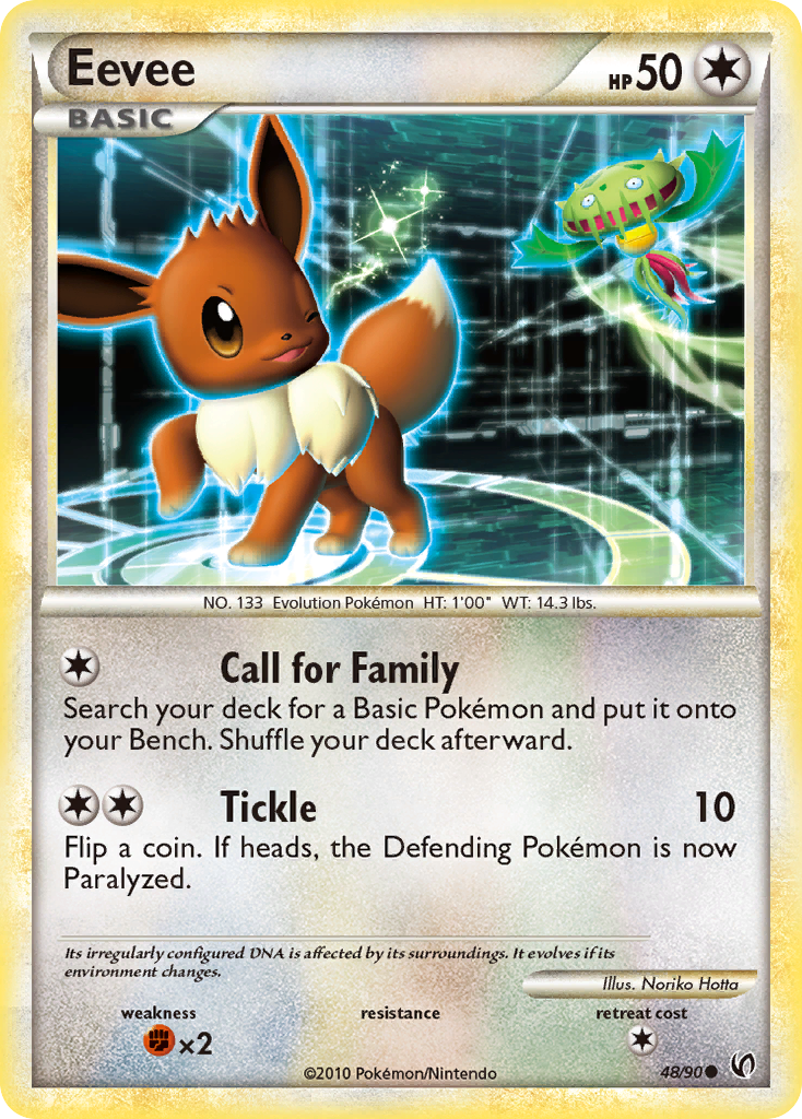 Eevee — illustrated card