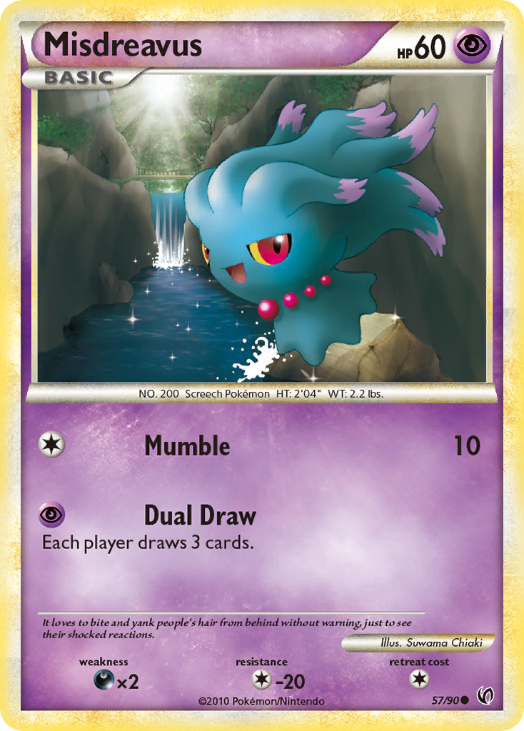 Misdreavus — illustrated card