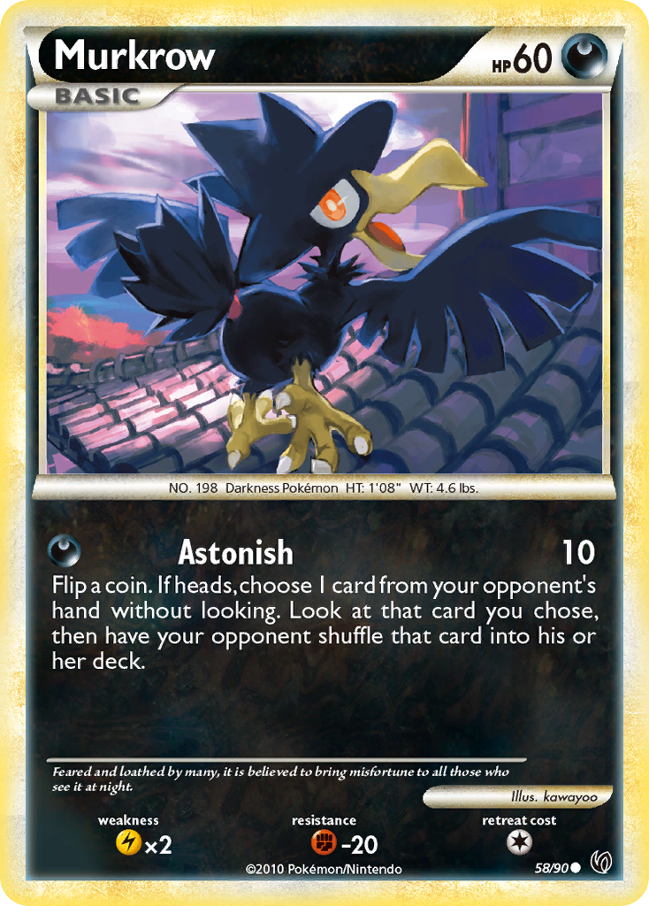 Murkrow — illustrated card