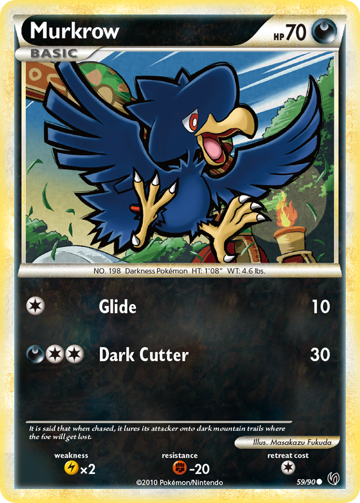 Murkrow — illustrated card