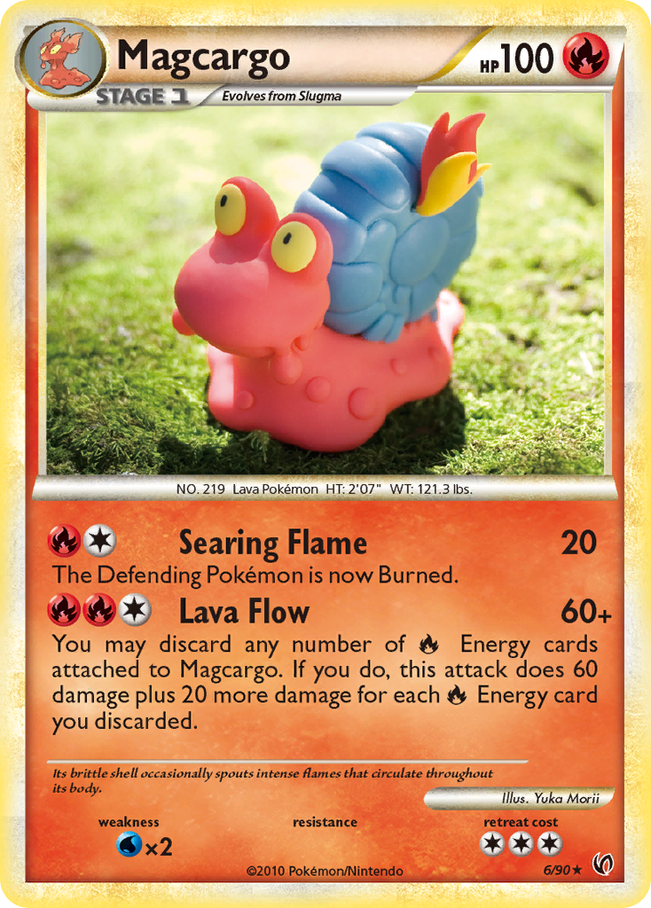 Magcargo — illustrated card