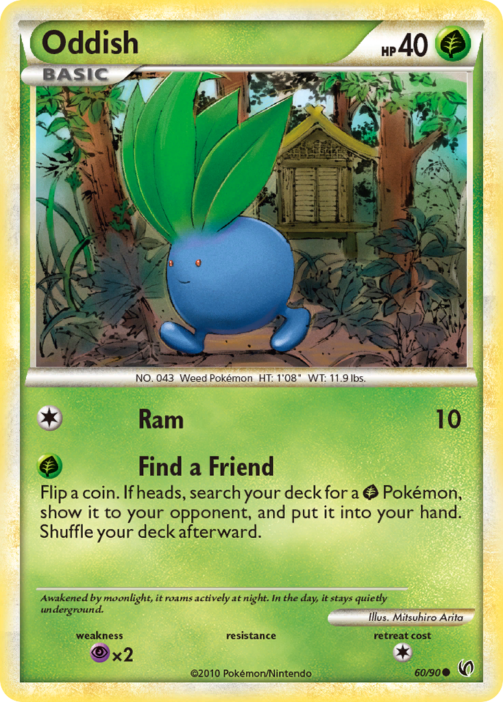 Oddish — illustrated card