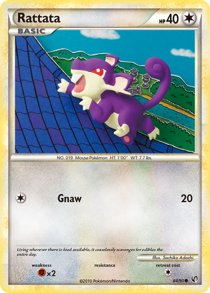 Rattata — illustrated card