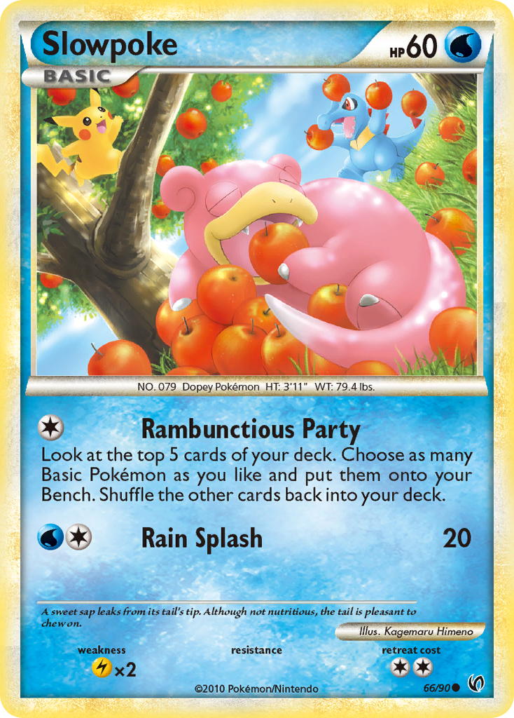 Slowpoke — illustrated card
