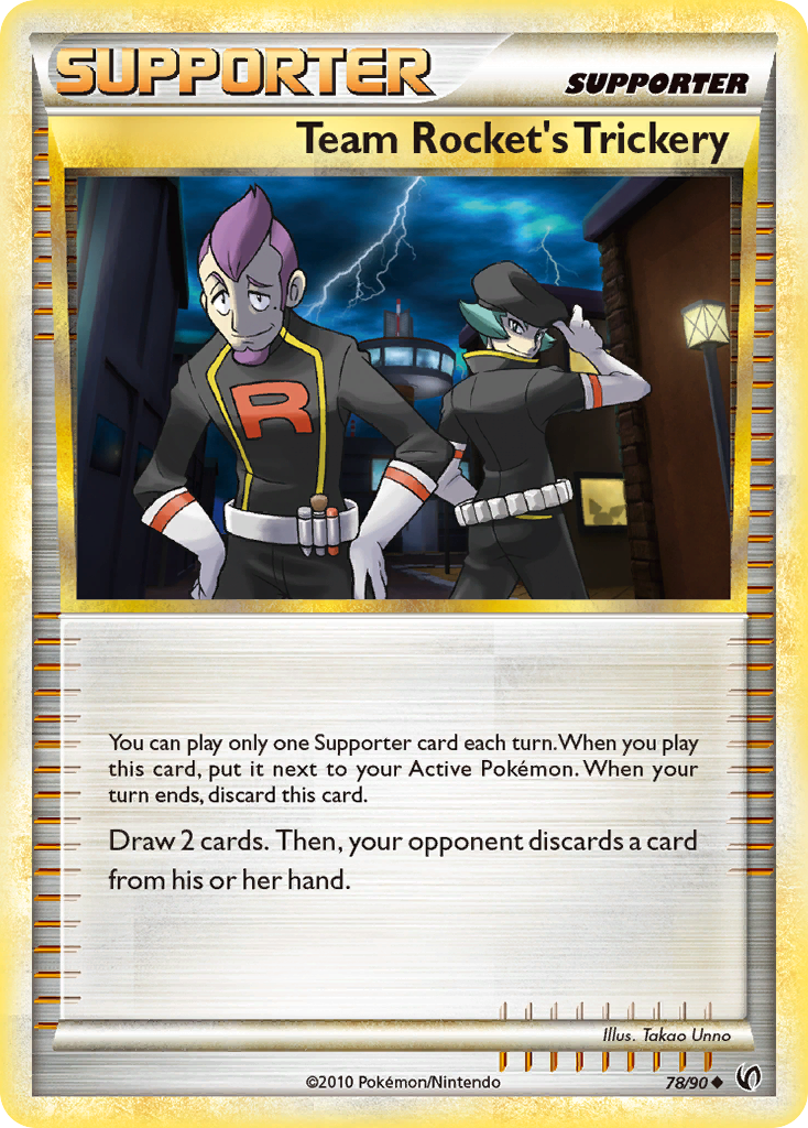 Team Rocket's Trickery — illustrated card