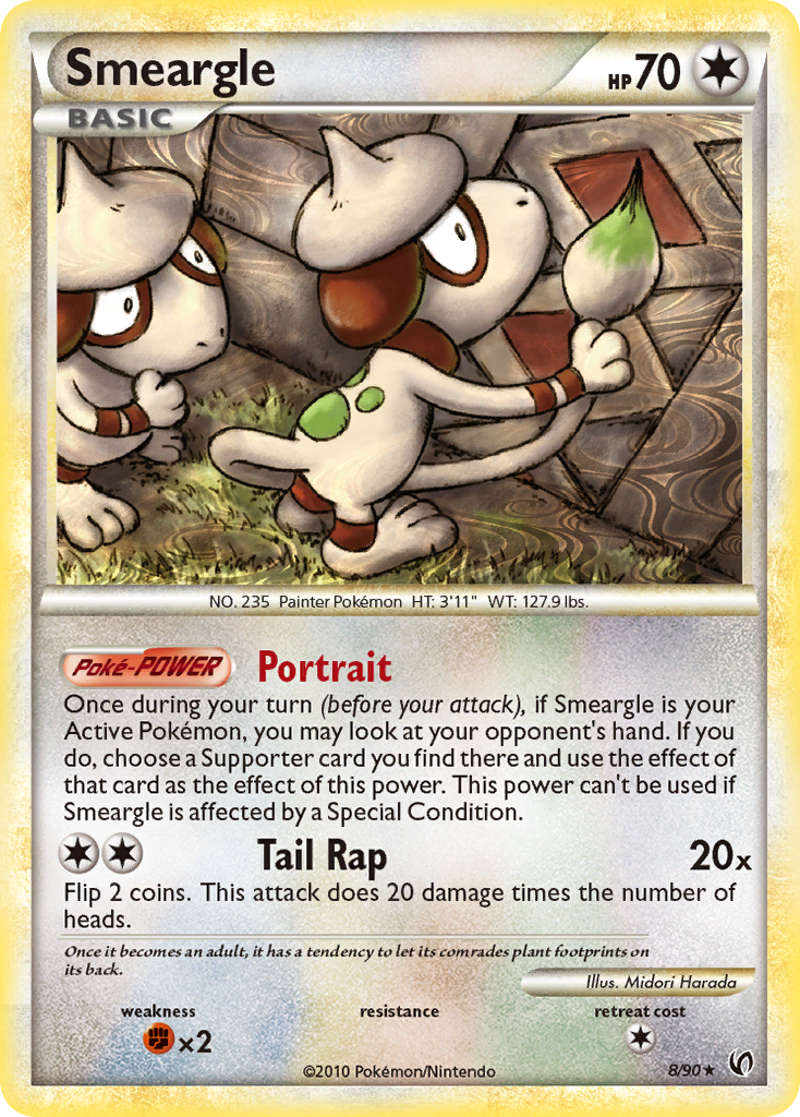Smeargle — illustrated card