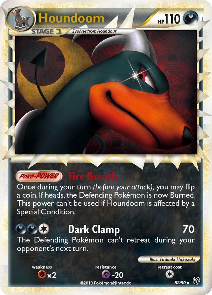 Houndoom — illustrated card