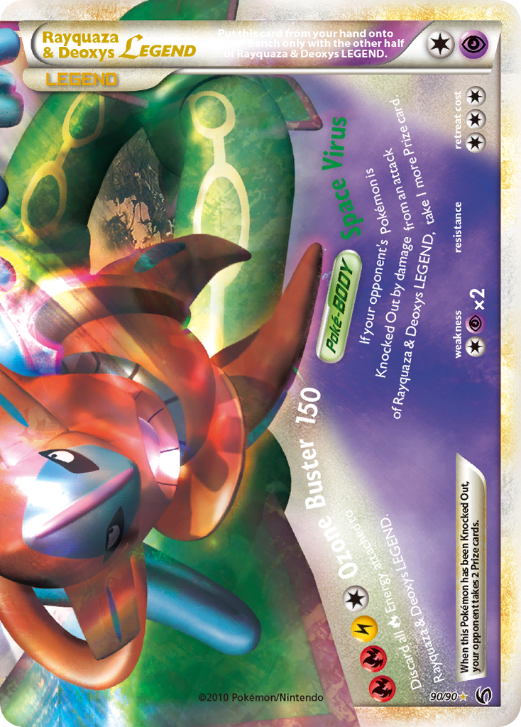 Rayquaza & Deoxys LEGEND — illustrated card