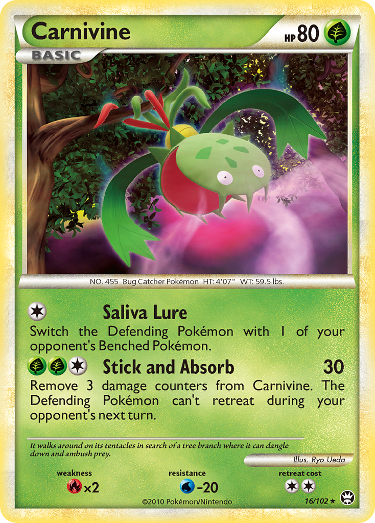 Carnivine — illustrated card