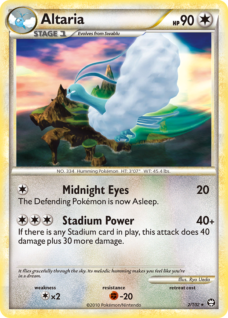 Altaria — illustrated card