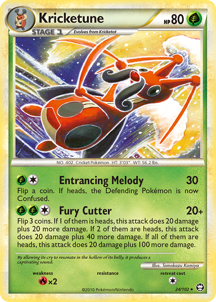 Kricketune — illustrated card