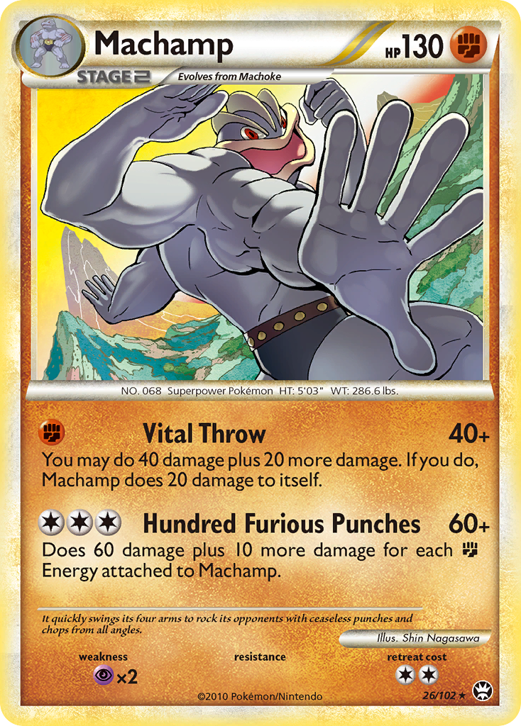 Machamp — illustrated card