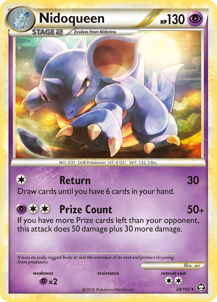 Nidoqueen — illustrated card