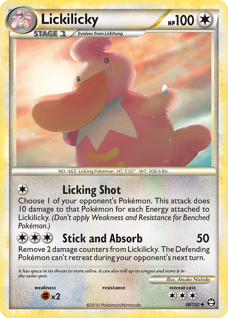 Lickilicky — illustrated card