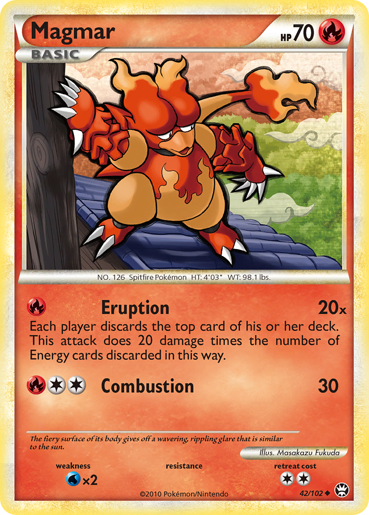 Magmar — illustrated card