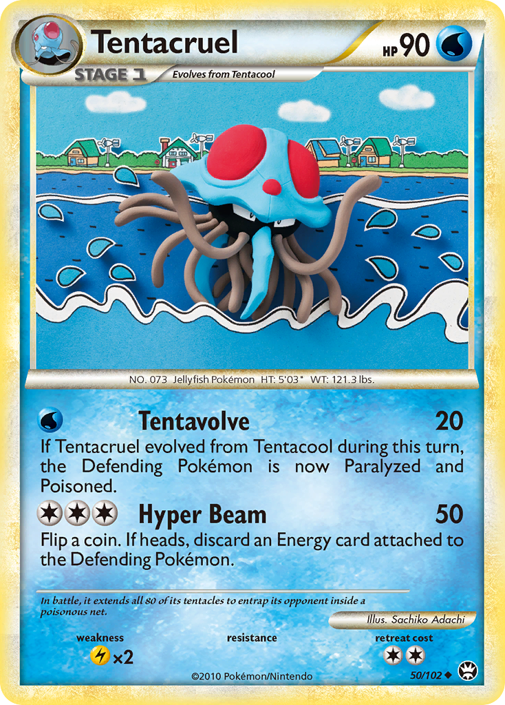 Tentacruel — illustrated card