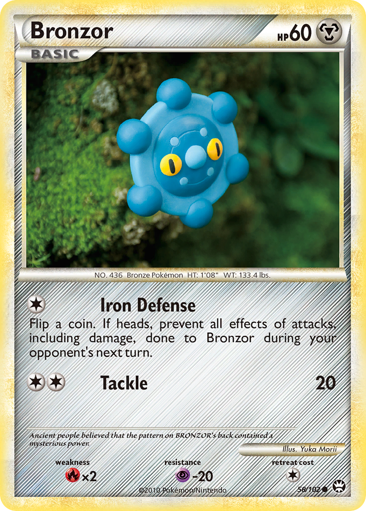 Bronzor — illustrated card