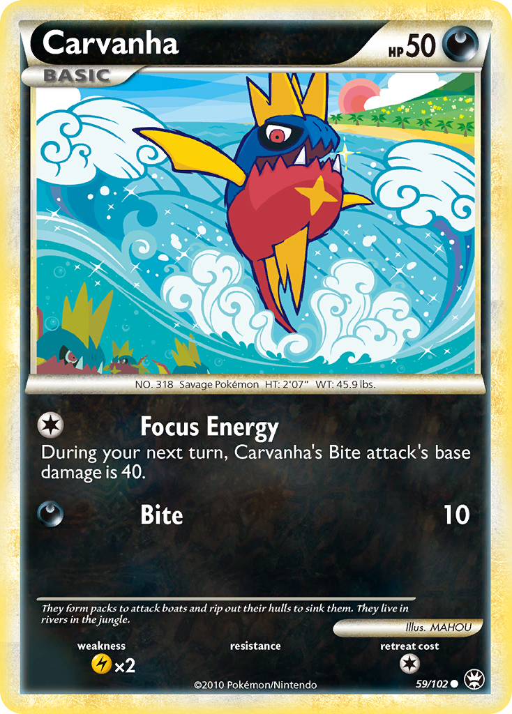 Carvanha — illustrated card