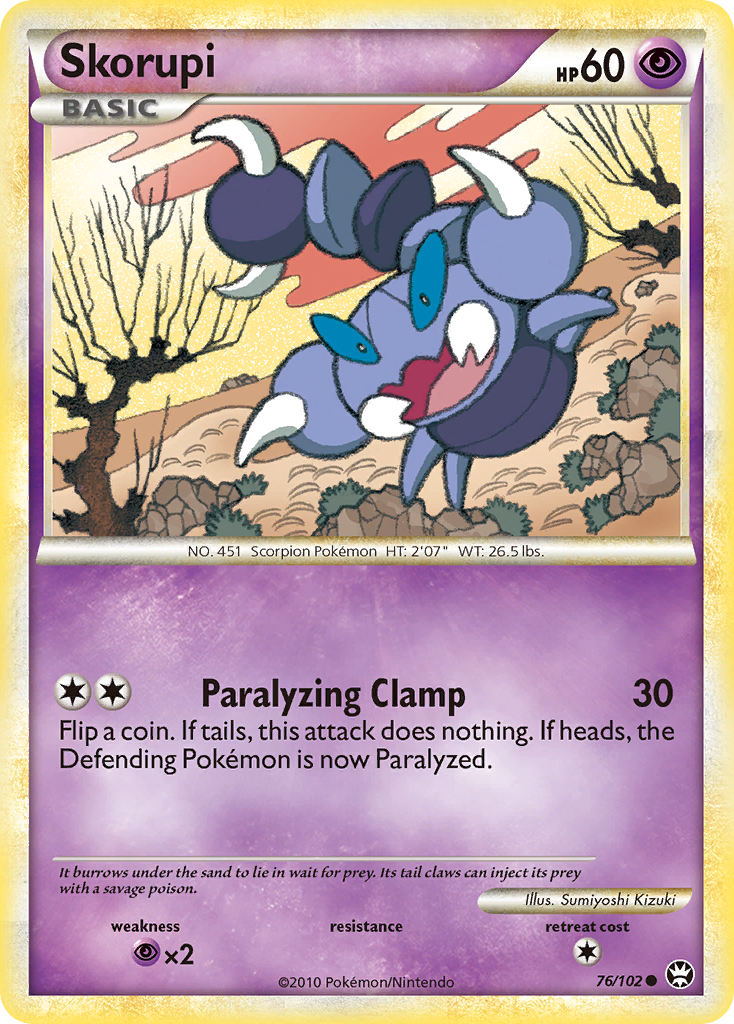 Skorupi — illustrated card