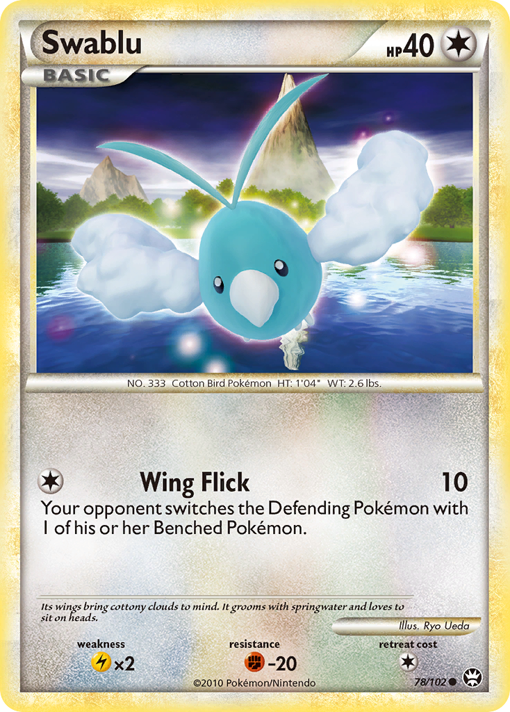 Swablu — illustrated card