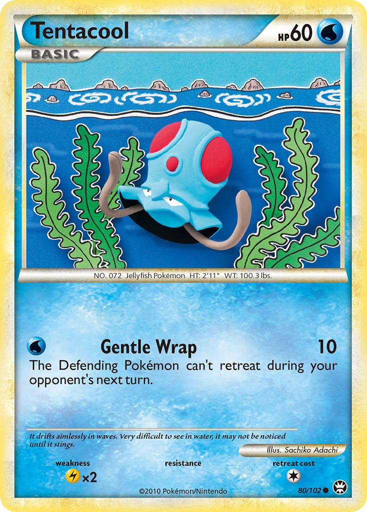 Tentacool — illustrated card