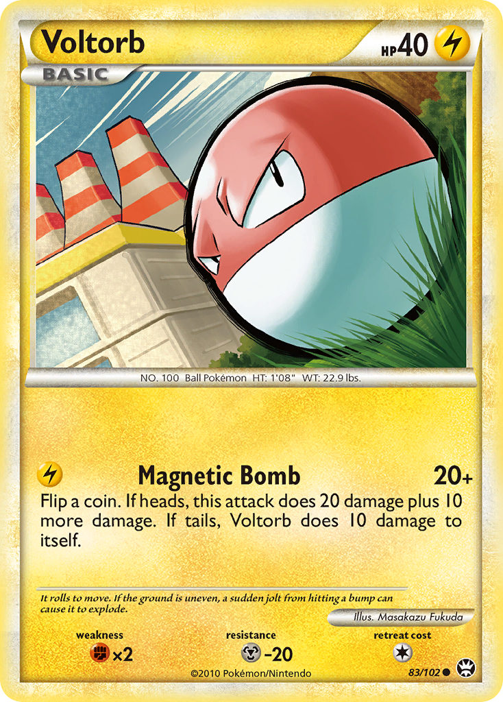 Voltorb — illustrated card