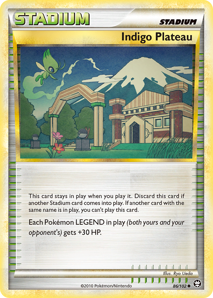 Indigo Plateau — illustrated card