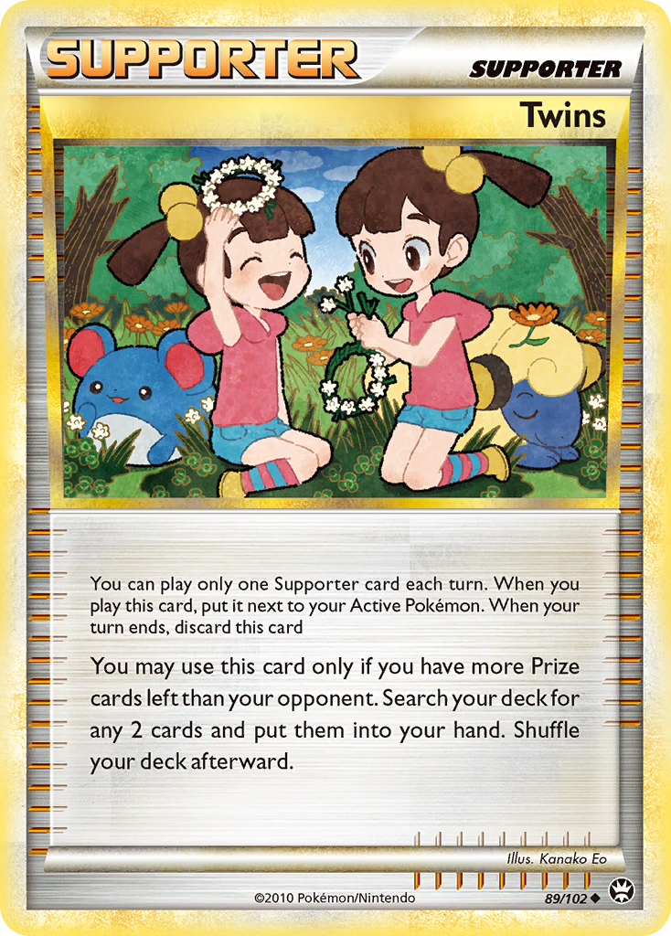 Twins — illustrated card