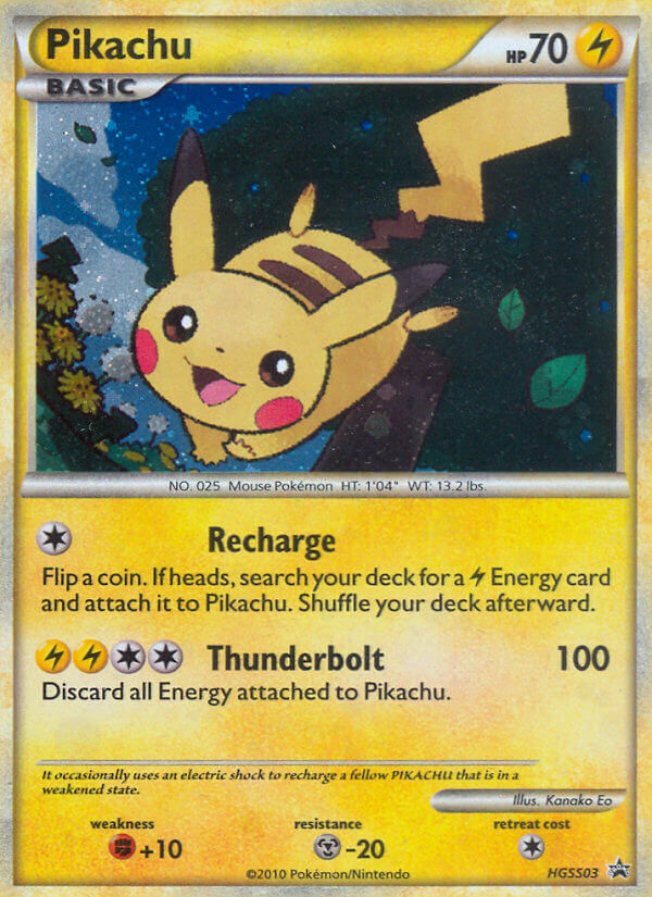 Pikachu — illustrated card
