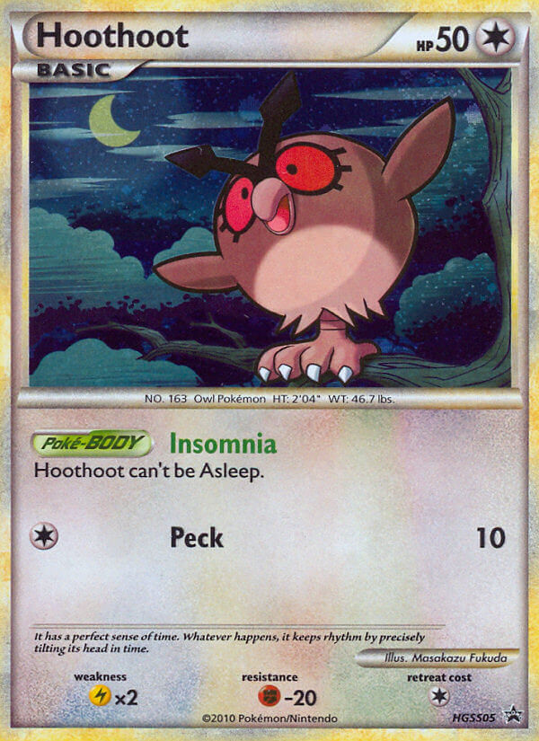 Hoothoot — illustrated card
